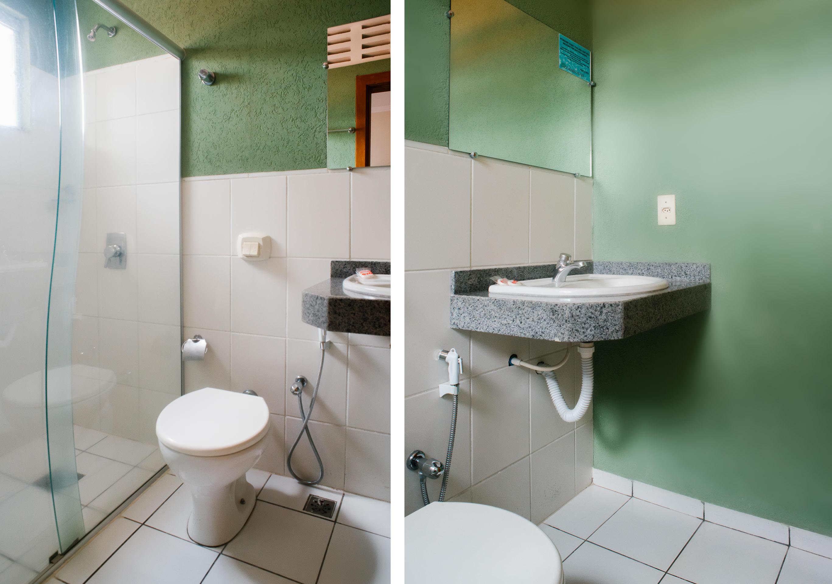 Oyo Cerrado Hotel, Campo Grande Exterior photo Bathroom in a hotel in Brazil
